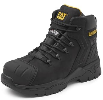 Cat Footwear Everett S3 WR Ci H, Bota Industrial Hombre, Black, 42 EU