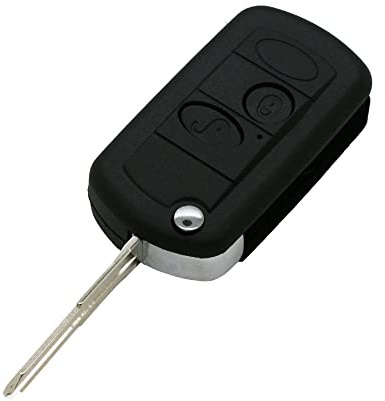 BROVACS Modified Upgraded Flip Key Shell Compatible with LAND ROVER Discovery 2 Button Keyless Entry Remote Key Case Fob SS701A