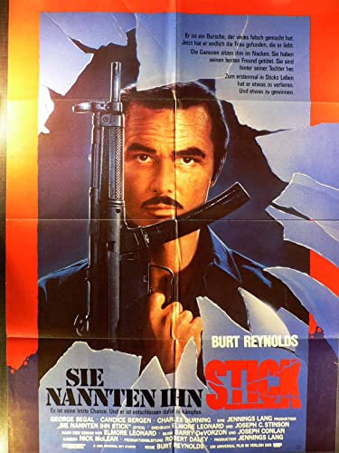 Sie nannten ihn Stick - Burt Reynolds - Filmposter A1 84x60cm gefaltet