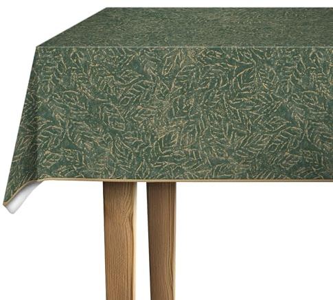 d-c-fix Wachstuchtischdecke Verduro fern 140 cm x 1,8 m | Tischtuch im Vintage-Stil für den Küchen-, Ess- oder Gartentisch – lebensmittelecht, abwaschbar & wasserdicht