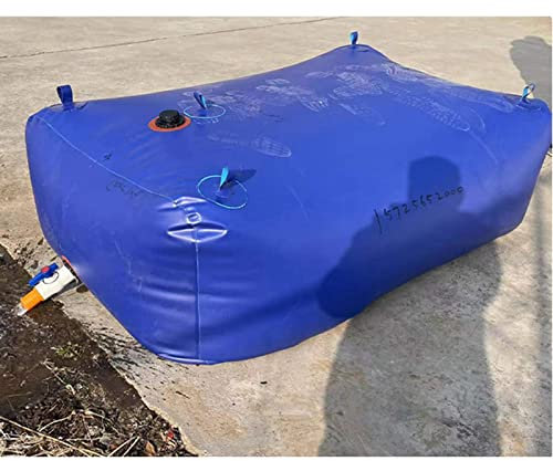 ZJKXJH Wasserbehälter Tragbarer Wassertank, Faltbare Wasserspeicherblase Mit Großem Fassungsvermögen, Notfall-Wasserbehälter Weicher Trockenheitsresistenter Wassersack (Size : 2x1.5x1m/3000L/789Gal)
