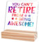 A267 Schreibtischschild mit Holzständer zum Ruhestand, Abschiedsgeschenk für Kollegen im Ruhestand, You Can't Retire From Being Awesome, Acryl, Schreibtischschild mit Holzständer für Zuhause, Büro,