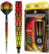 WINMAU Firestorm Flame 25 Gramm Professionelles Wolfram-Dart-Set mit Flights und Schäften (Shafts)