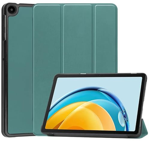 Funda para Huawei Matepad SE de 10,4 pulgadas, funda para tablet Huawei Matepad SE de 10,4 pulgadas, funda de soporte triple con soporte para lápiz, apagado y encendido automático, parte trasera de