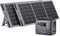 AFERIY Generateur Electrique Portable 800W avec 2x Panneau Solaire 100W, 512Wh Batteries LiFePO4, Sorties AC 220V-240V, Panneau Solaire Pliable avec Ports USB, IP65, pour Camping/Maison/Domicile