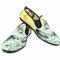 Kiruz - Zapatillas Kung fu Mujer de Lona con Cierre elástico y Suela de Caucho Flexible. Ligera y Comoda. Flossy quijote - 38, Verde