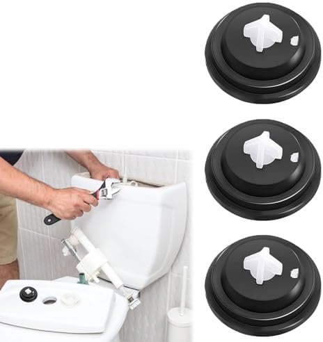 Siamp Diaphragm Washer Toilet Fill Valve - 3 Pcs Siamp Flush Valve, Rubber Ball Valve Washer, Diaphragm Inlet Float Valve Diaphragm Washer, Cistern Float Valve Replacement for Diaphragms