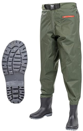 Pantaloni Da Pescatore In Vita, Waders Pesca, Stivali Da Pesca Impermeabili All'Aperto Con Stivali, Scarpe Da Pesca Per Uomo E Donna, Per Pesca A Mosca, Caccia Alle Anatre, Kayak,C-44