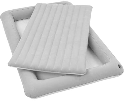 Vriusi Kids Air Mattress, Tragbares Klappbett für Kinder, aufblasbares Bed aus PVC, aufblasbares Kinderbett, Luftmatratze, Schlafpad, abnehmbare Luftmatte für Kinder, Airplane Beds für Reisen