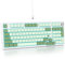 SbocKeeb 96% Cremig Mechanische Gaming Tastatur Mit Ziffernblock, RGB-Mechanische Full, Hot-Swap-fähige, Verkabelte, Amerikanische QWERTY für Gamer im Büro 98 Matcha