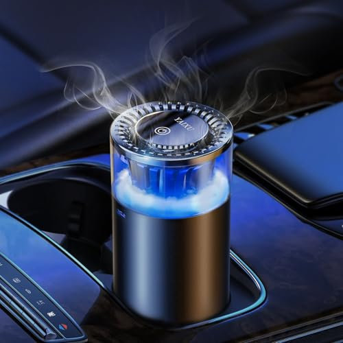 Intelligenter Nano Auto Lufterfrischer, Elektronische Zerstäubung Fester Düfte, Auto On/Off, Einstellbare Intensität, Duft hält 4 Monate, Auto-Lufterfrischer für Männer und Frauen (Köln(Cologne))