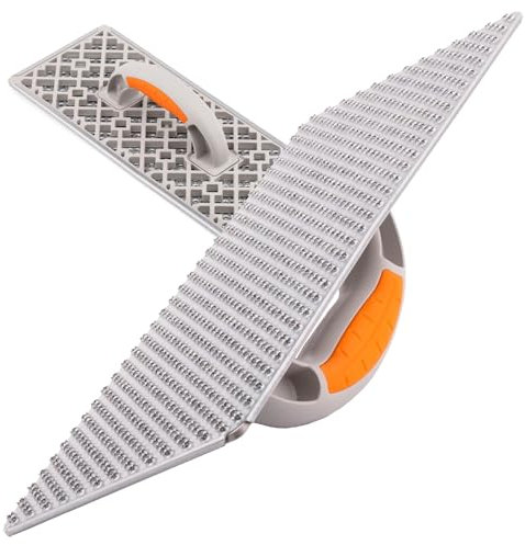 Schleifbrett - 160 x 380 mm - Raspelbrett für Styropor, Reibebrett, Egalisierungsbrett, Schleifer, Handschleifer - aus verzinktem Stahlblech