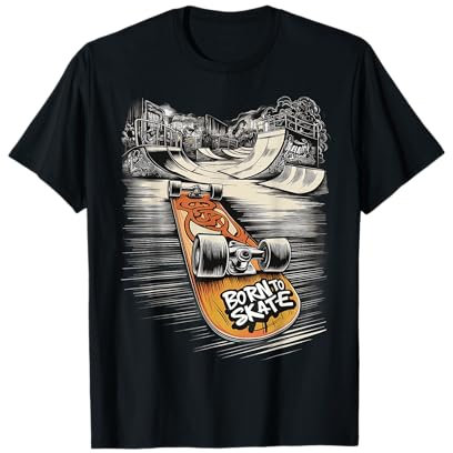 Skateboard Outfit für Skater im Skatepark Graffiti T-Shirt