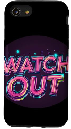 Genial atuendo Watch Out Carcasa para iPhone SE (2020) / 7 / 8