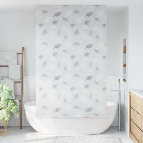 Tenda a rullo per doccia, 120 x 240 cm, materiale PEVA, impermeabile e durevole, ideale per bagno e cucina, con nastro adesivo incluso