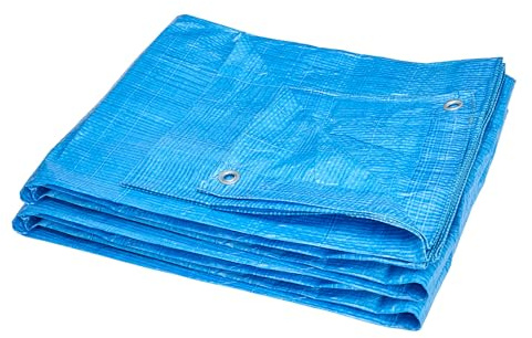 Garronda Bâche De Protection Imperméable avec Œillets 5x8 m – Polypropylène Tissé 60 g/m² – Légère, Flexible, Résistante À L’Eau Et À La Poussière – Jardin Piscine Camping – GD-0162