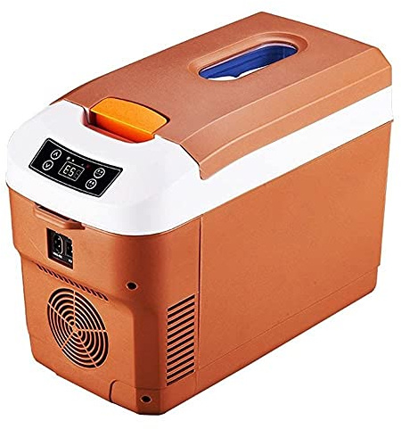 12L Portable Car Fridge 12V/220V Electric Cooler & Warmer Dual Temperature Mini Travel Refrigerator for Truck Camping Picnic Travel(Color : ORANGE