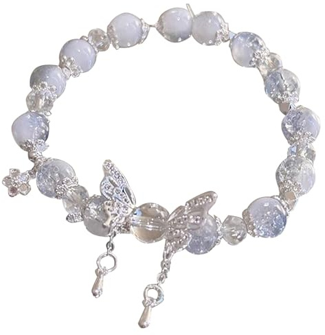 Generisch New 2024 Bracelet For Ladies Chinese Jade Bead Bracelet For Her Wife Grandpa Mother Father Daily Wear Digitale Armband Uhr Damen (A, One Size)