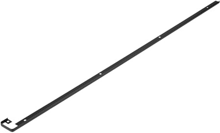 cyclingcolors 1x Jonction plan de travail 38mm profilé baguette de finition rayon 5mm 900mm, rallonge noir mat