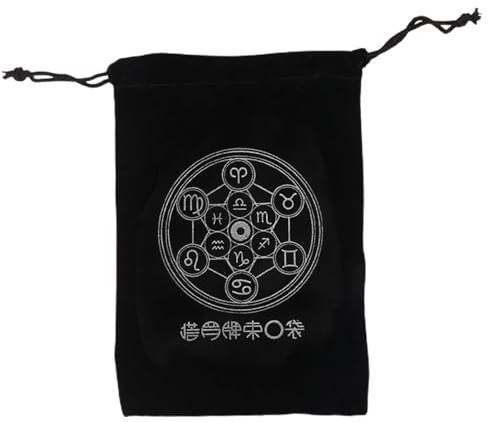 Generico Tarotkarten-Etui - Geheimnisvoller Themen-Tarot-Kartenhalter | Langlebige Kartentüten für Brettspiel zur Wahrsagung der Hexen, Geschenktasche für