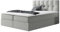 Mirjan24 Boxspringbett Cleofas, Amerikanisches Continentalbett mit 2 Bettkästen, Doppelbett mit Lattenrost und Matratze, Polsterbett, Bett mit Kopfteil, Bettgestell (Muna 08, 180 x 200 cm)