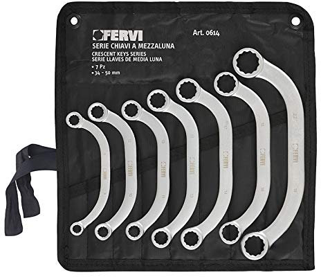 Fervi SERIE CHIAVI A MEZZALUNA 0614