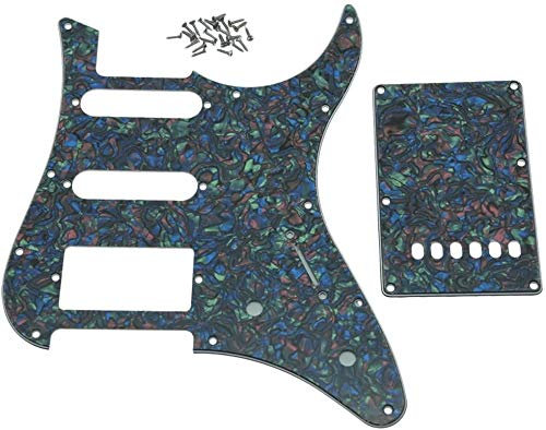 Dopro Gitarren-Schlagbrett und Tremolo-Abdeckung, HSS, passend für Yamaha Pacifica, Abalone-Pearl