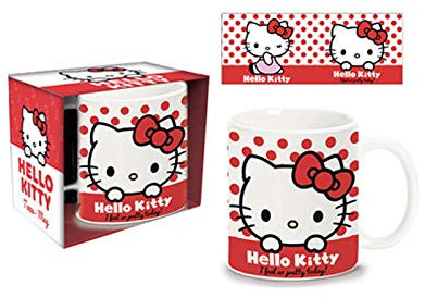 Hello Kitty Ceramic Mug Assorted Graphics H00490 MC
