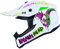 Broken Head FreakZone Motocross-Helm Weiß-Grün-Pink matt – Cross-Helm – MX – Quad – Supermoto (L 59-60 cm)