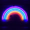 NIWWIN Regenbogen Neon Light, Regenbogen Neon Schild Leuchten Art Wall Decor Licht-wasserdichtes LED-Nachtlicht -Batterie oder USB-betriebene Lampe für Kinder zur Weihnachtsgeburtstagsfeier