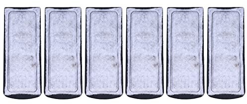 Aquarienfilter, Wandmontiertes Filterzubehör Eingebaute Filterwatte 6 kleine Filterkartuschen zum Auffangen von Rückständen für das Heimaquarium