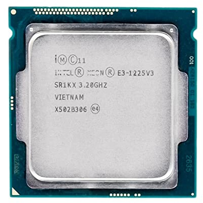 chunx CPU kompatibel mit Intel Xeon E3 1225 V3 E3 1225V3 Prozessor 3,2 GHz Quad-Core CPU 8M 84W LGA 1150 CPUs