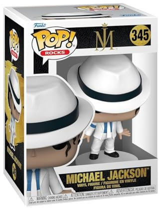 Funko Pop! Rocks: Michael Jackson - MJ - (lean) - Figura de Vinilo Coleccionable - Idea de Regalo- Mercancia Oficial - Juguetes para Niños y Adultos - Music Fans - Muñeco para Coleccionistas