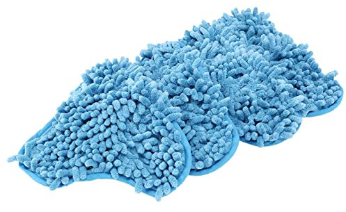 Lodokdre Lot de 4 tampons de rechange pour vapeur H2O - Lavables et réutilisables en microfibre - Pour nettoyeur vapeur