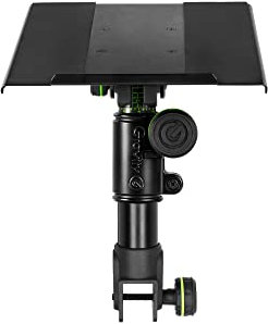 Gravity FT 01 MT B - Flexible Studio-Monitorablage für DJ Tisch (Paar), Anpassbare Studio-Monitorhalterung, schwarz