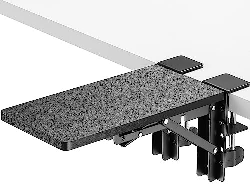 ETHU 90° Faltbare Handgelenkstütze Schreibtisch(Desk), Armlehnenstütze Handgelenkauflage für Schreibtisch- geeignet für Heim und Büro(Black)