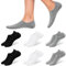 flintronic Calzini Fantasmini Uomo e Donna, 6 Paio Calze Corti Invisibili in Cotone, Calzini Corti Fantasmini, Calzini Unisex on Taglio Basso Antiscivolo, Fantasmini Uomo Donna Traspirante