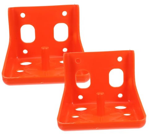 Lot de 2 supports de plateau en pour palettes - Un robinet - Repose-pieds - Pinces - Support pour pierre à lécher pour moutons - Support de bloc de bœuf - Alimentation sport - Sel