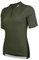 Wulibike Radtrikot Damen Halbe ReißVerschluss Fahrradtrikot Atmungsaktiv Rennrad Trikot Kurze äRmel Frauen Fahrrad Shirt 4 Tasche Radfahren Tops Upf50+ Olivengrün M