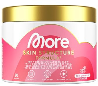 MORE Skin Structure Formula, Pink Grapefruit, 270 g | Mit Kollagen & Hyaluron - made in Germany