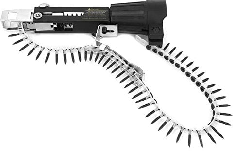 Drywall Screw Gun, Auto Feed Screw Gun Drywall Screw Gun Auto Feed 3pcs Automatic Nail Gun Adapter Electric Drill Chain Attachment Set for Drywall Wood Board Ceiling