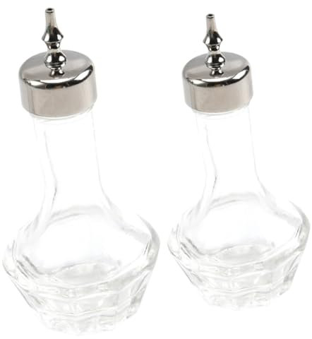 TOPBATHY Set di 2 Bottiglie Piccole Bottiglie di per Cocktail da Viaggio o da Bar a Casa