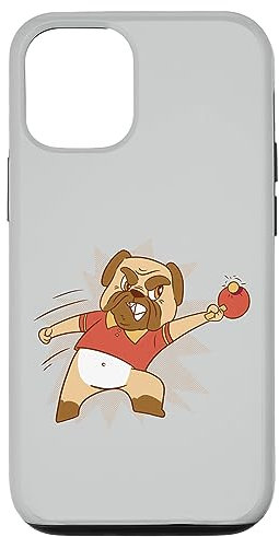 Hülle für iPhone 13 Table Tennis Hund Pingpong Outfit Dog Pong Tischtennis