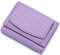 Portefeuille Femme Cuir véritable Blocage RFID Porte Monnaie Femme avec Poche à Monnaie Mini Portefeuille avec Fente pour Carte, Lavande