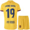 Hawkara Barcelona Yamal #19 Maillot de football court pour enfant, saison 2024/2025, tailles adolescentes