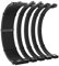 PURFUU PC Mainboard Power Extension Cable Set For Computer Case 24Pin PCIE 6+2Pin 8Pin CPU 4+4Pin Power Connectors Black