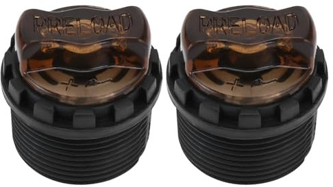 ECSiNG 2PCS Boutons Amortissement Réglables pour Fourche Avant Vélo Capuchon de Verrouillage de 27,5Mm Bouton Tige Amortissement en Plastique Compatible avec Tube 30Mm du Vélo XCR XCM