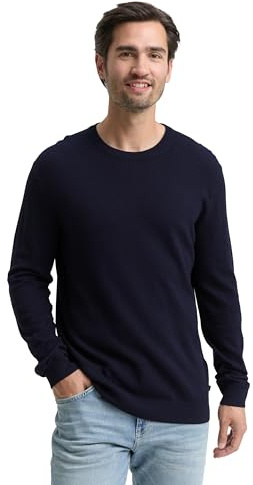 Tom Tailor Herren 1048015 Strickpullover mit Kaschmir-Anteil (1er Pack)