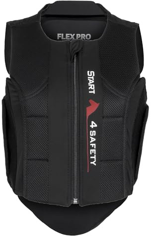 Start Flexpro Rückenprotektor Reiten – Sicherheitsweste für Pferdesport, Wirbelsäulenschutz und Schutzkleidung, Optimaler Komfort und Flexibilität, Sicherheitsausrüstung für Jeden Reiter - XXS