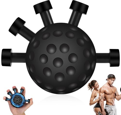 Hixava Finger Grip Strengthener,2025 Neuer Griffkrafttrainer Kraft Fingergriff-Stärker Finger-Griffstärker Fingergriff-Stärker Für Musiker Sportler Kletterer Boxer Rehabilitation Stärkt Hand (Schwarz)